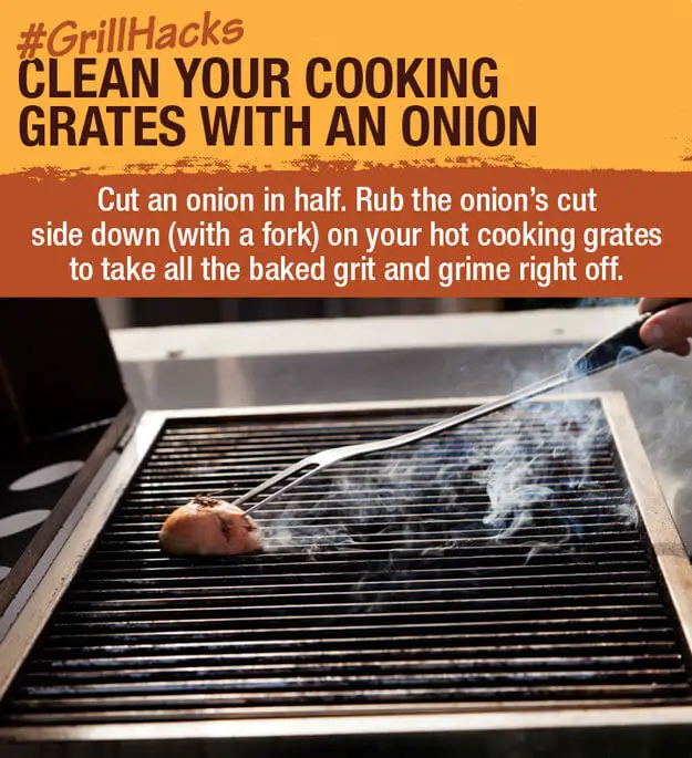 Clean Your Grill With An Onion