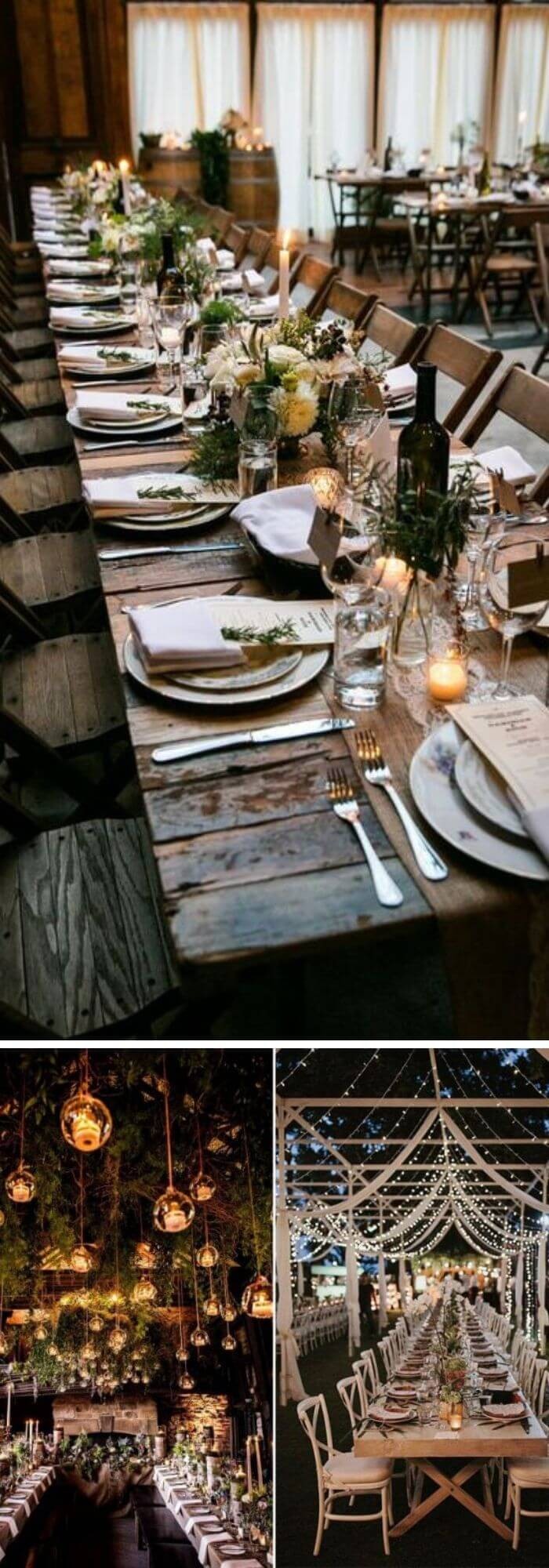 Rustic Christmas wedding