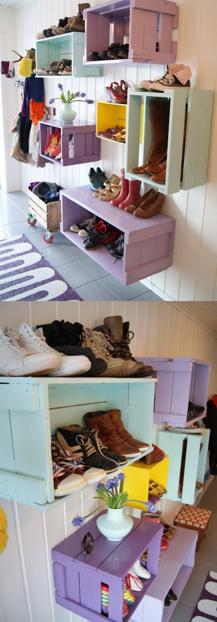 Mudroom Storage Cubes