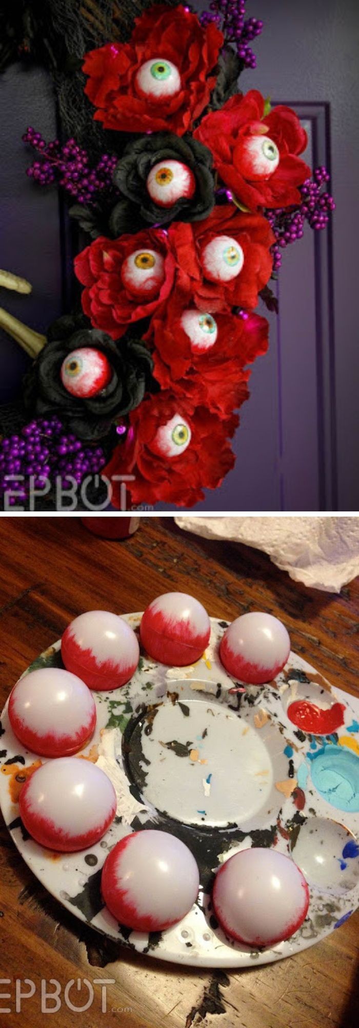 #14. Eyeball wreath