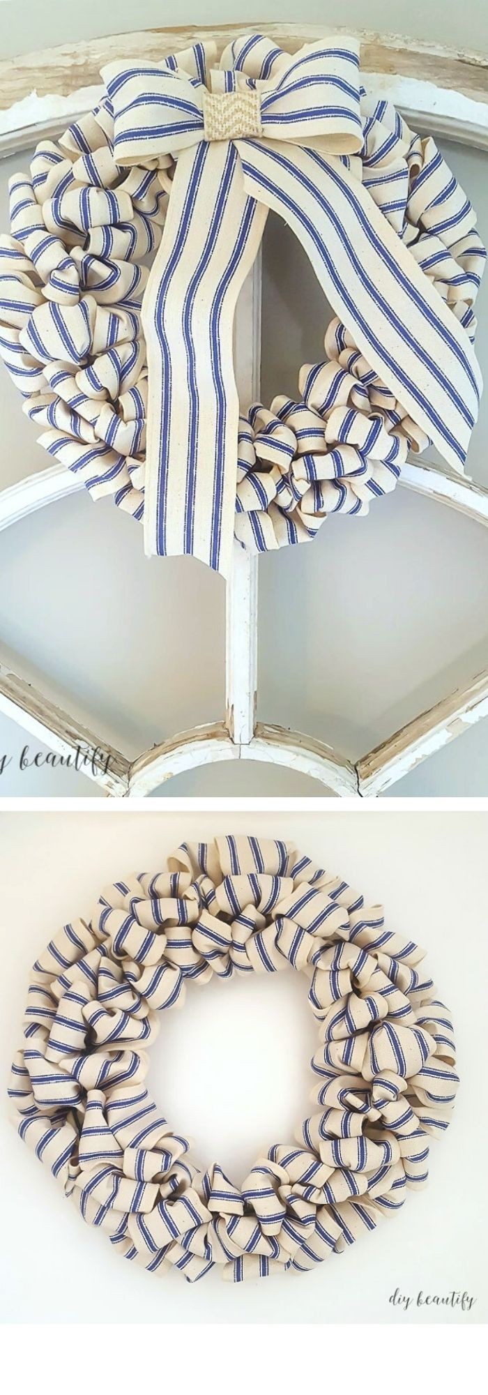 Easy farmhouse wreath under 30 minutes