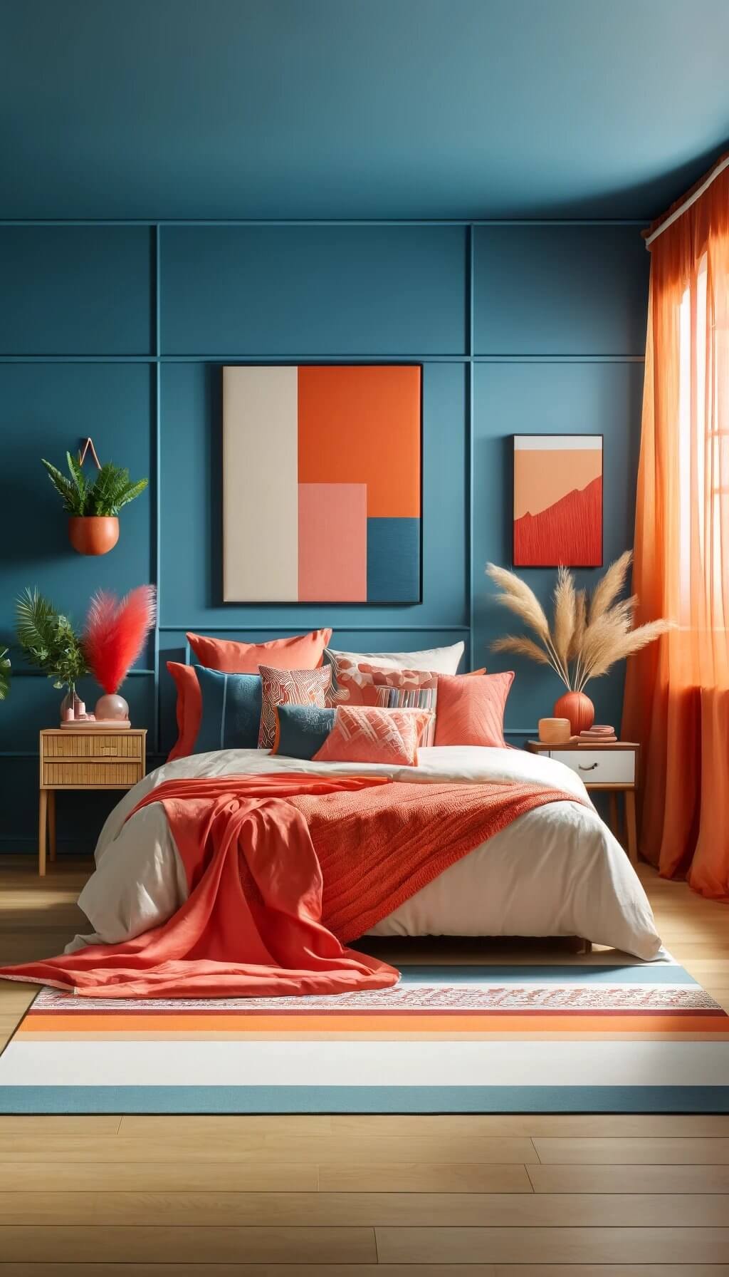 Coral and Orange