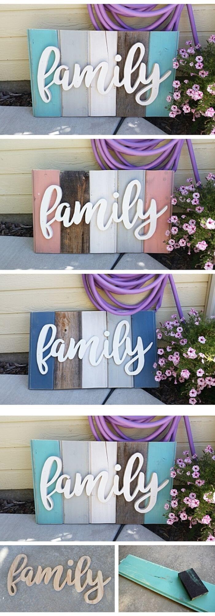 The Distressed wood Pallet sign Project