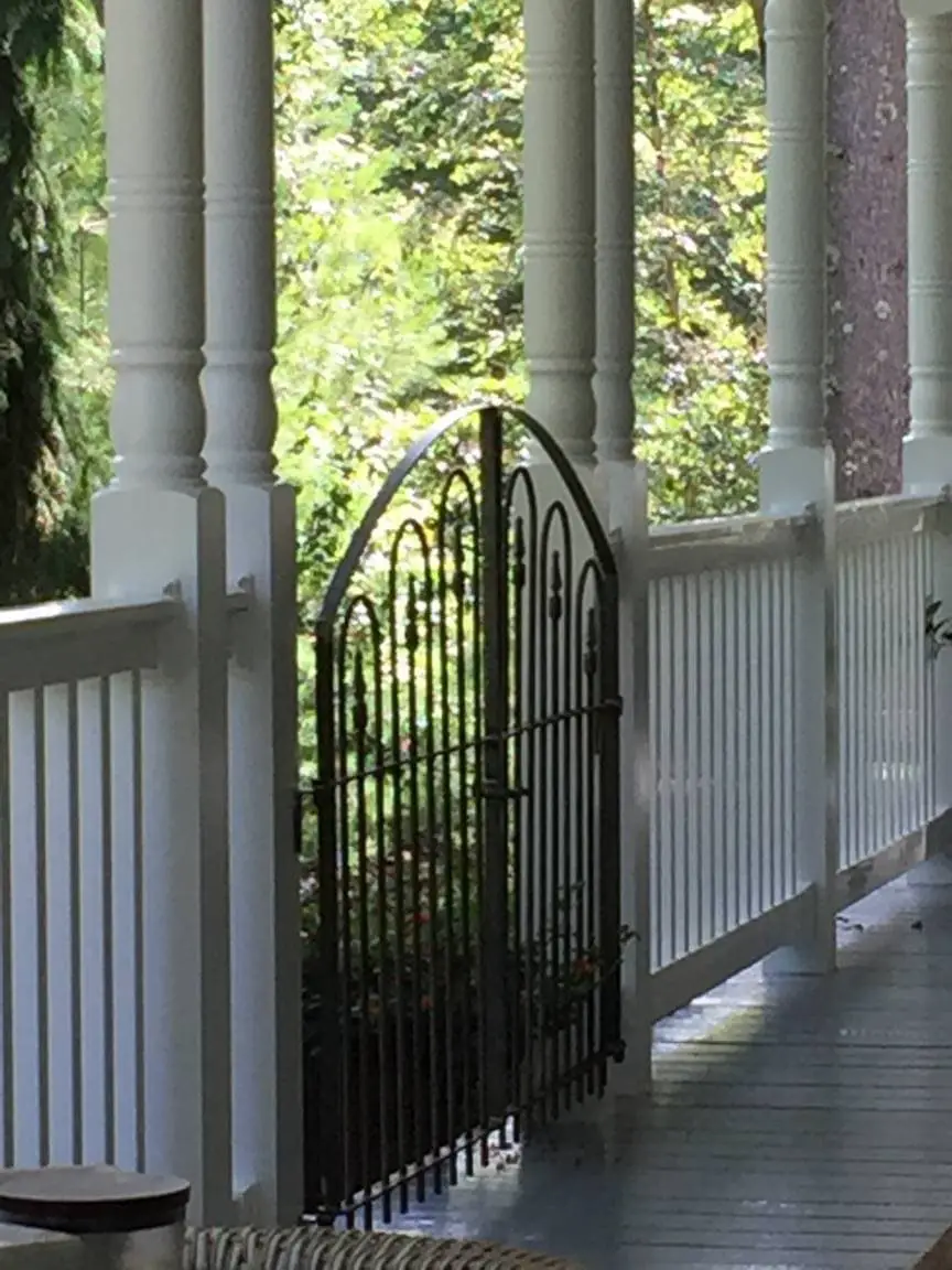 Wrought Iron Deck Gate