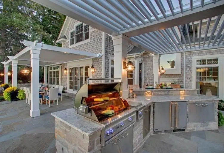 Outdoor BBQ kitchen ideas