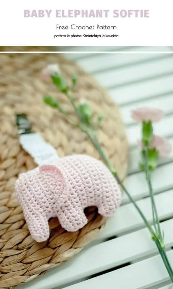 Baby Elephant Softie – Free Crochet Pattern