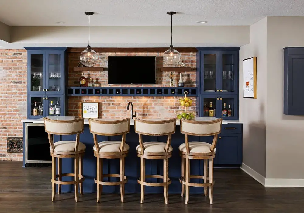 Basement bar wall ideas.