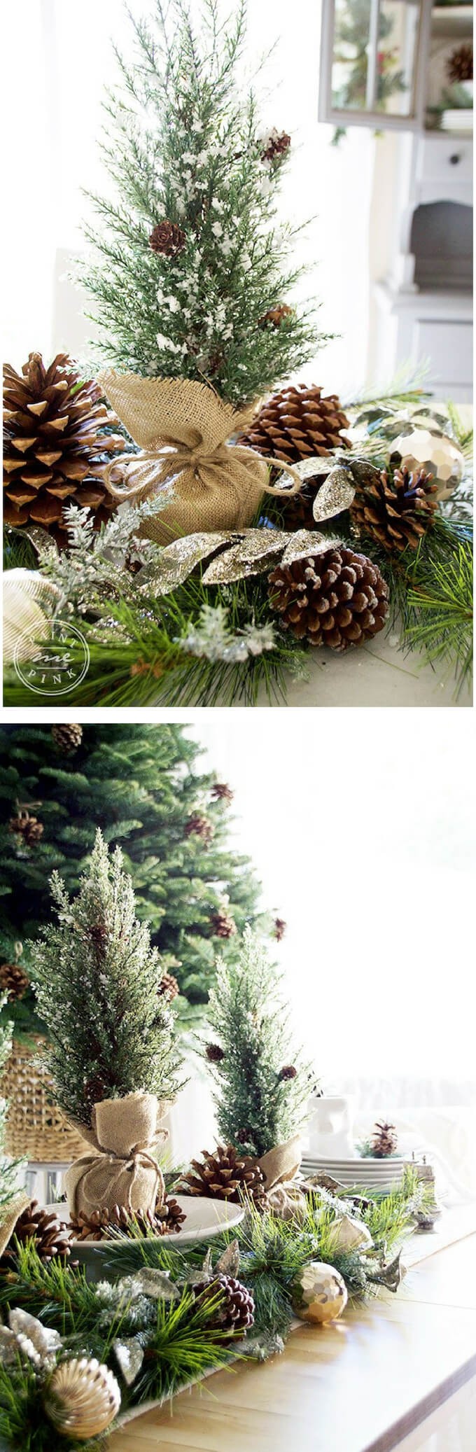 Pinecone ornaments & Wreaths