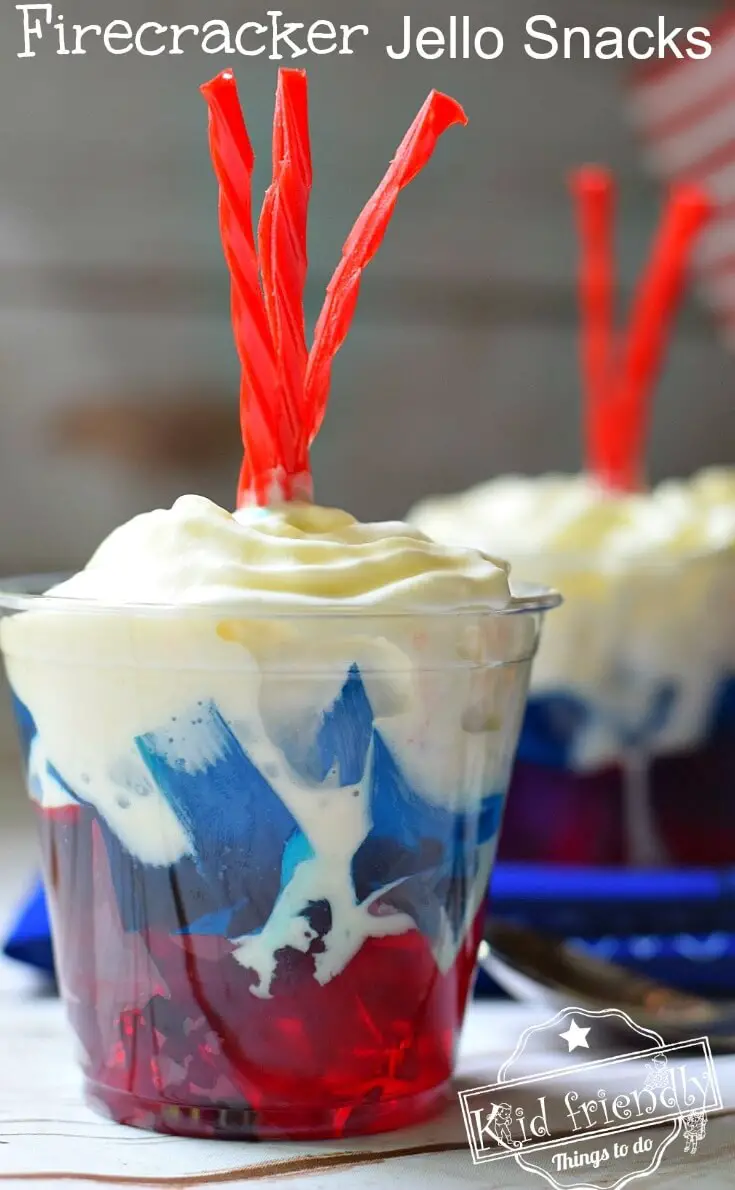 Patriotic Jello Snacks