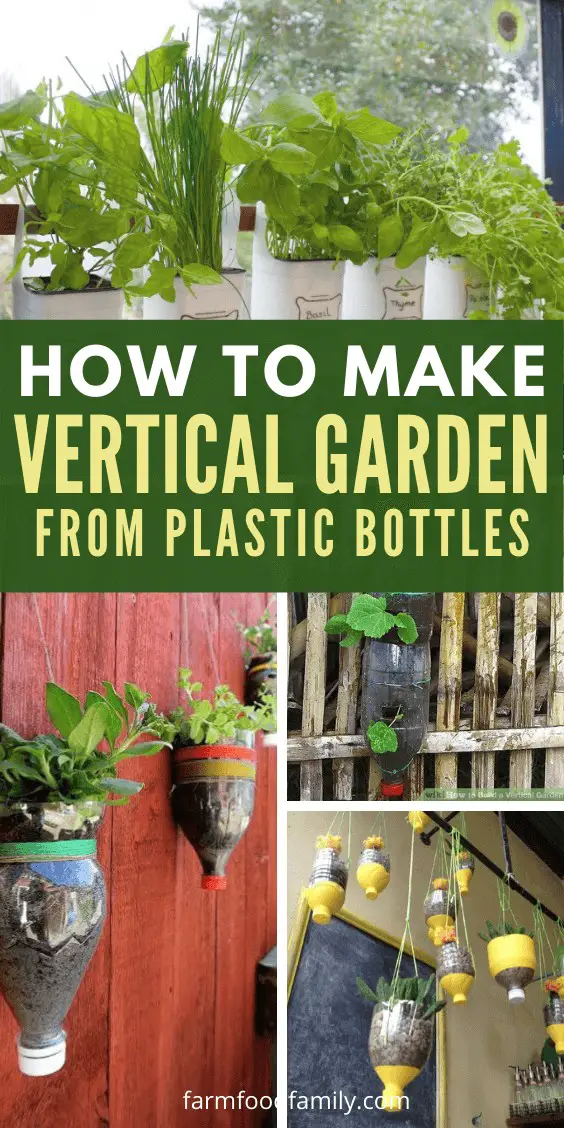 41+ Clever Plastic Bottle Vertical Garden Ideas