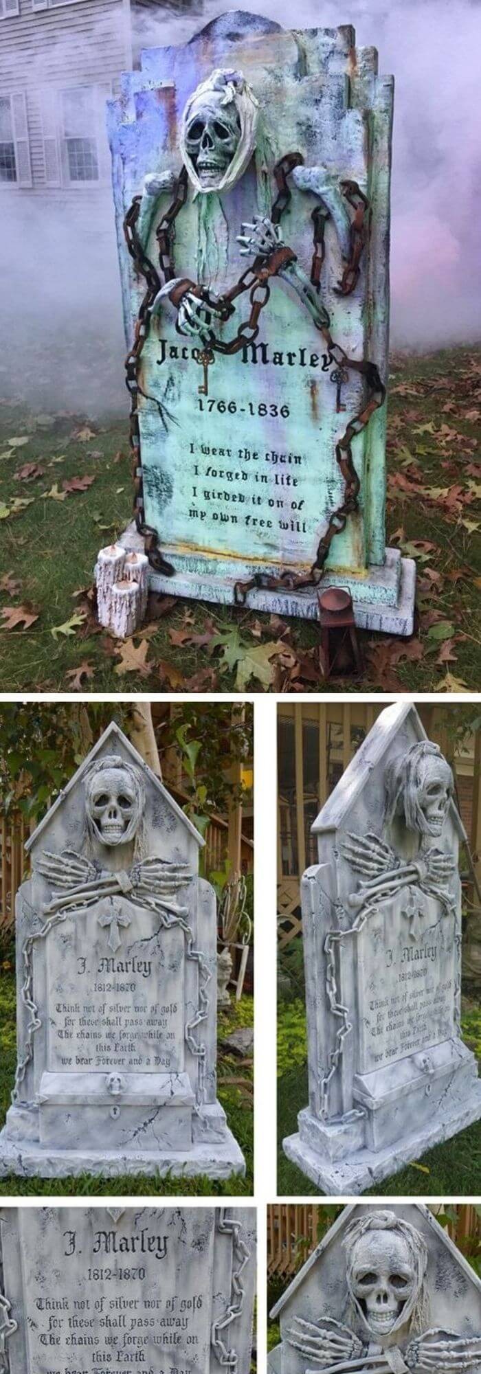 10+ Halloween Tombstone Ideas