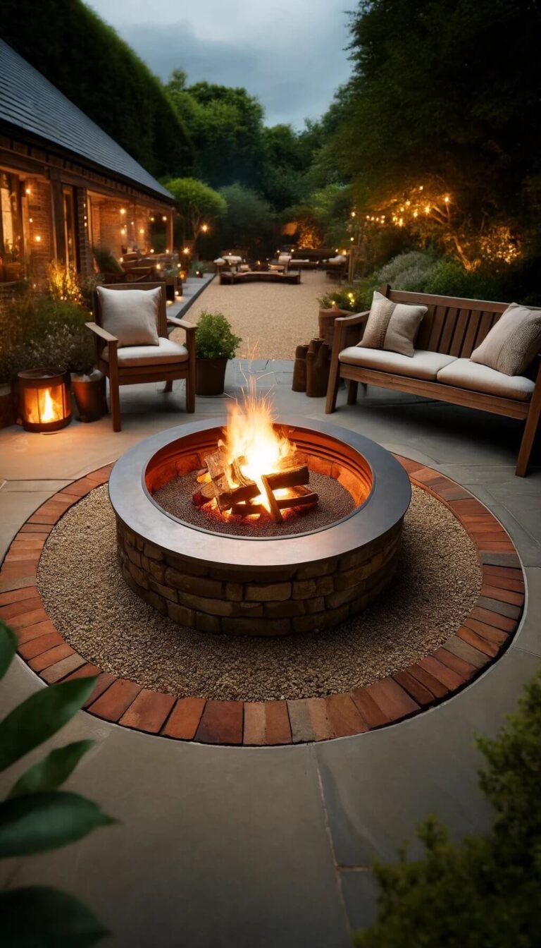 15+ Affordable Gravel Fire Pit Ideas For Budget-Friendly Fun