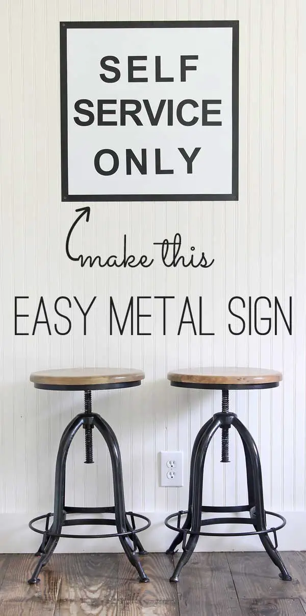 DIY Metal Sign