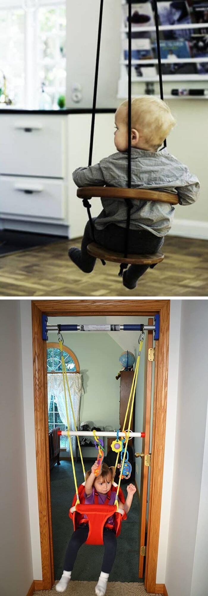 Indoor baby swing for your little kid