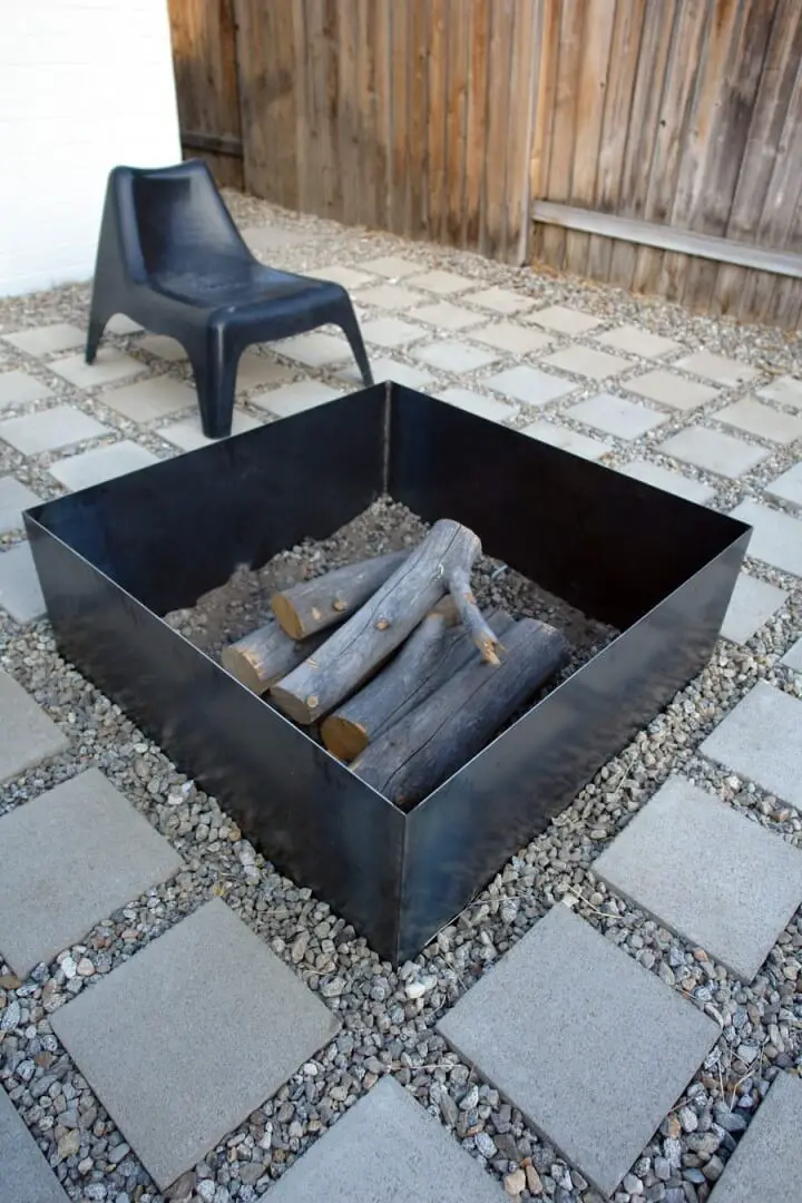 Steel Box Firepit