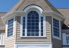 Plastic exterior window trim