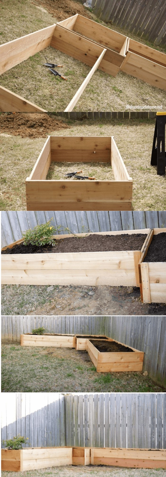 #15. Fence Raised Garden Bed