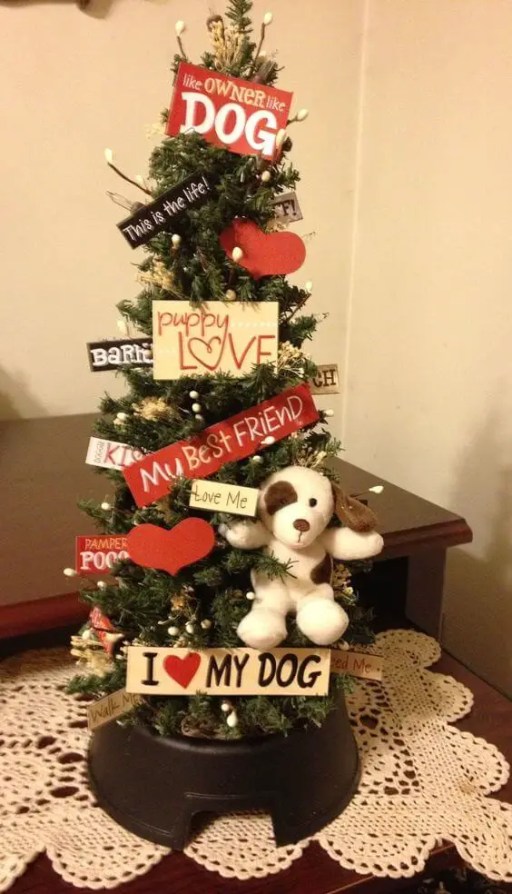 Christmas Trees With A Doggy Theme