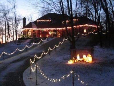 Driveway Christmas light ideas