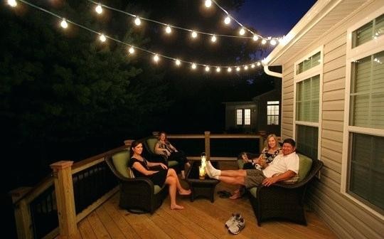 Overhead deck lighting ideas