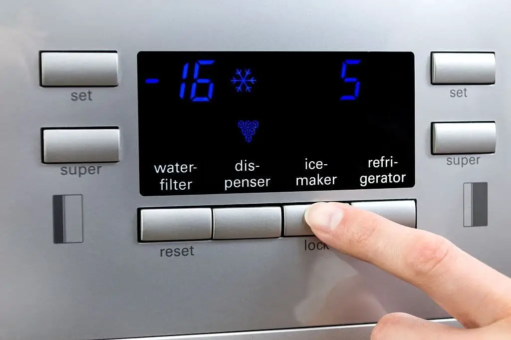 Samsung ice maker reset not working