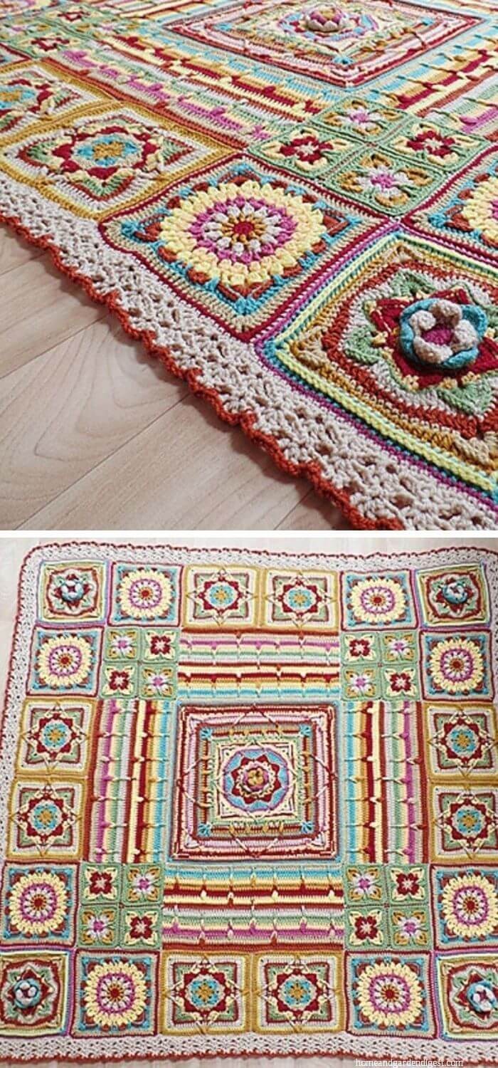 Demelza crochet blanket