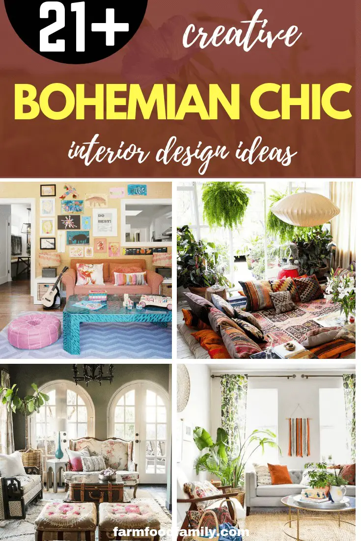 21+ Stylish Bohemian Chic Interior Design Ideas For Living Room And Bedroom (On A Budget)