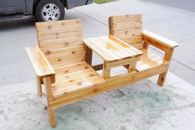 Cabin style double chair