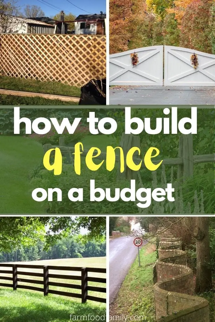 65+ Simple And Inexpensive Diy Fence Ideas For Your Backyard, Or Privacy