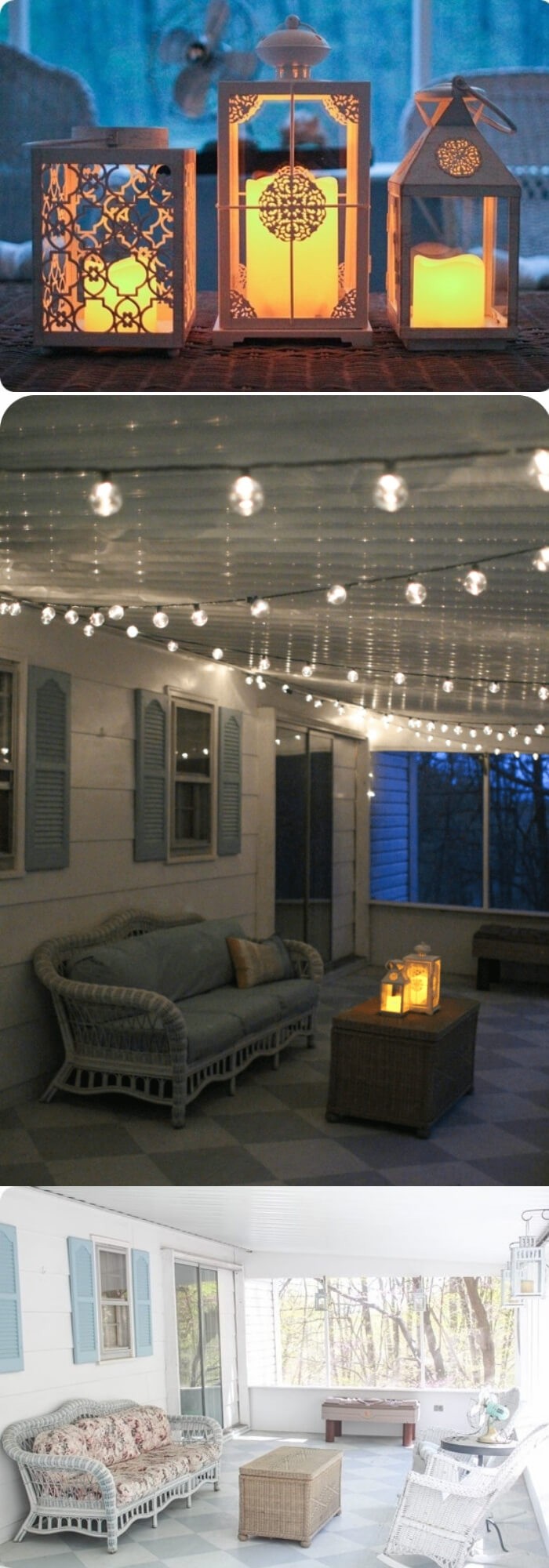 Gorgeous porch light solution