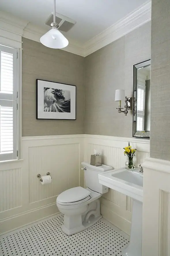 Traditional powder room ideas