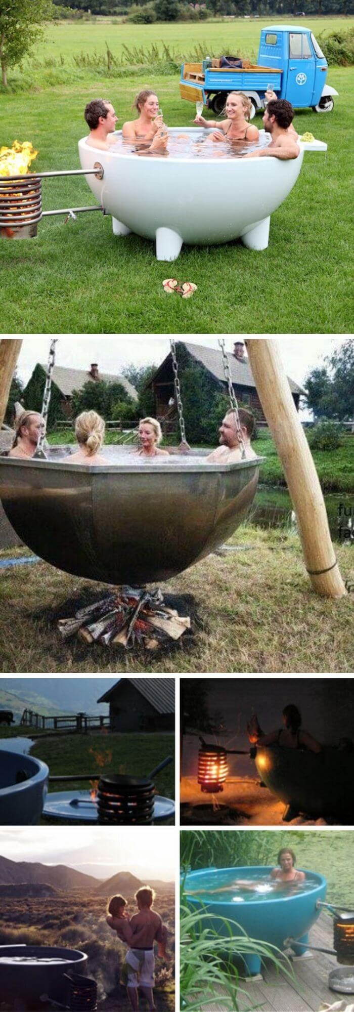 Boiler Hot Tub