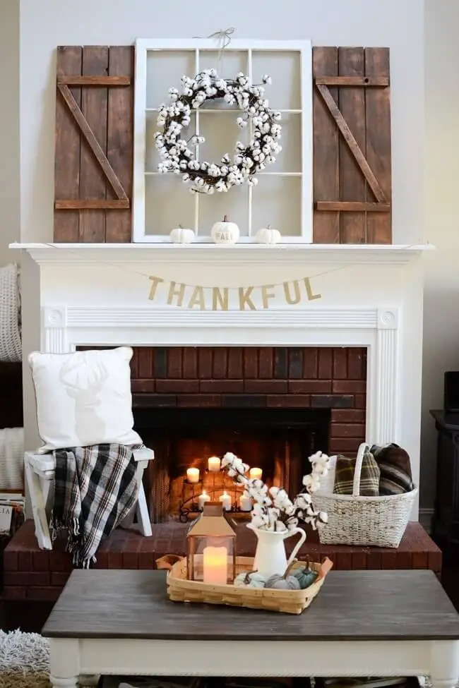 Neutral Fall Mantel