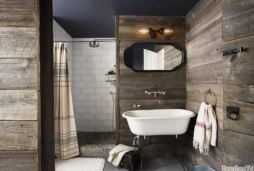 Rustic Bathroom Decor Idea