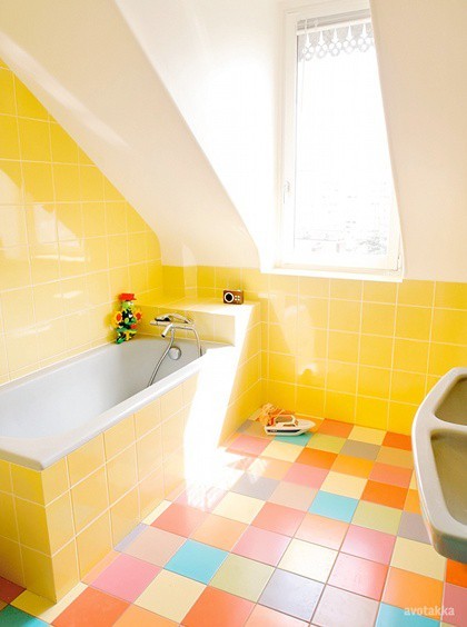 Yellow tiles