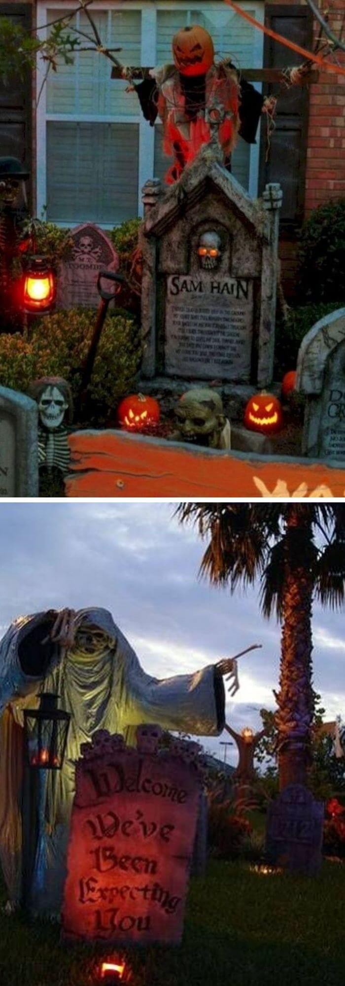 10+ Halloween Tombstone Ideas