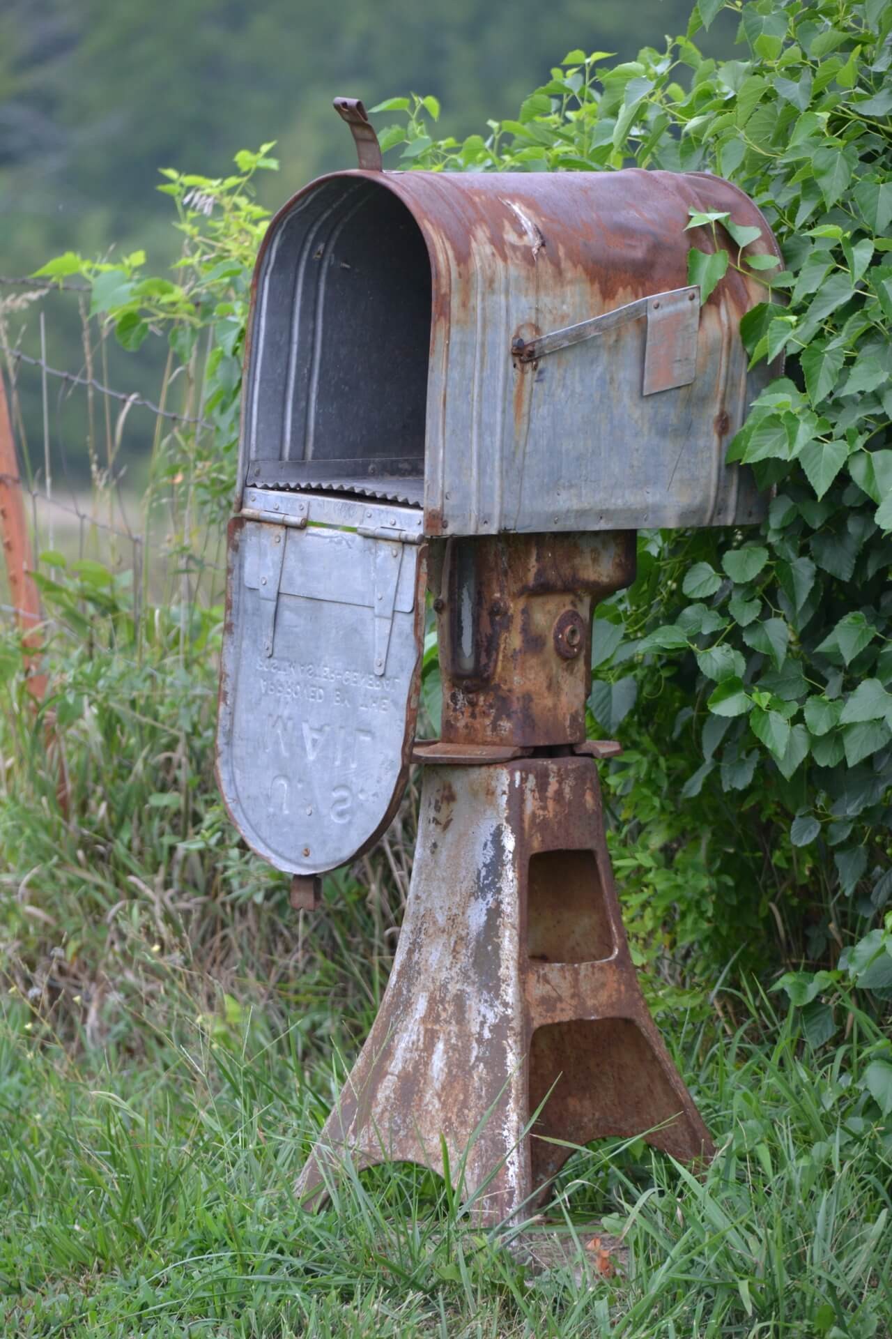 Iron mailbox