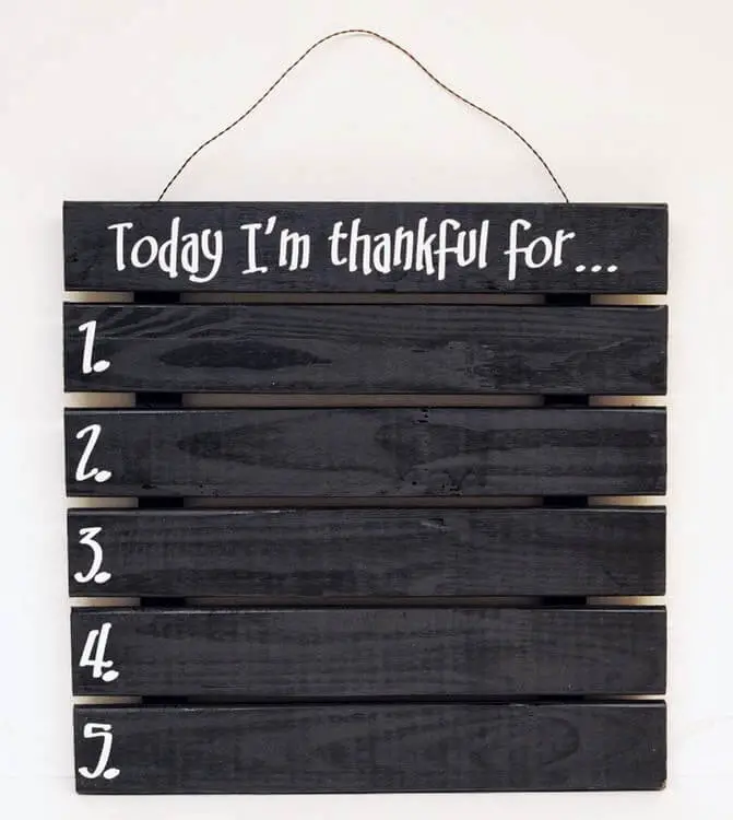 DIY Today I’m Thankful for Pallet idea