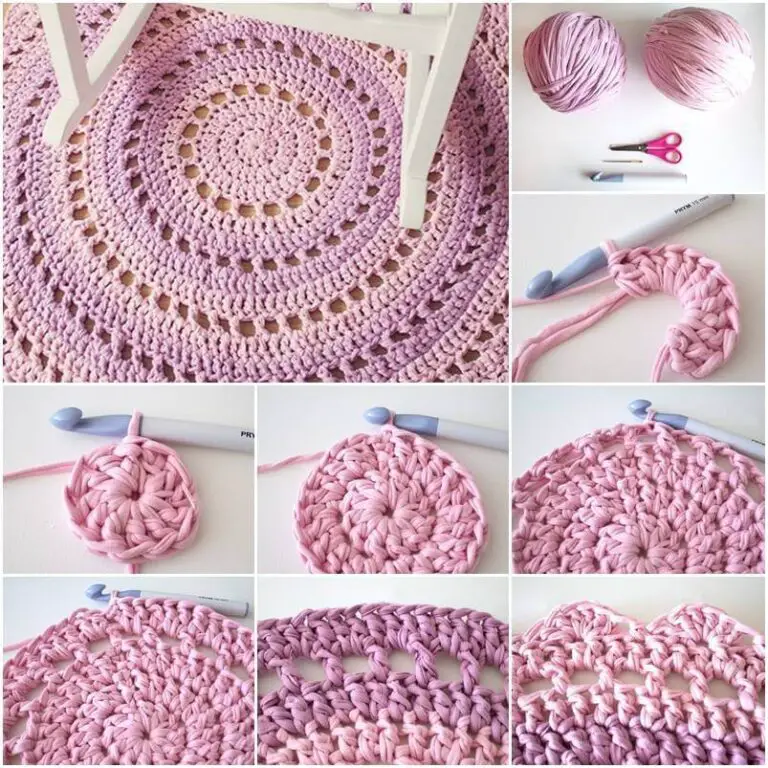 17 Diy Crochet Area Rug Ideas Free Patterns