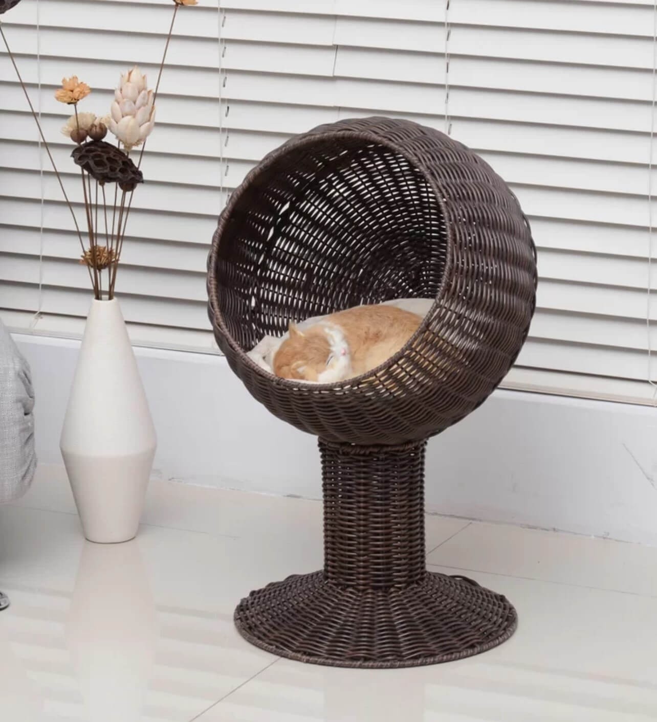 Raise Your Pets With An Elevated Wicker Bed