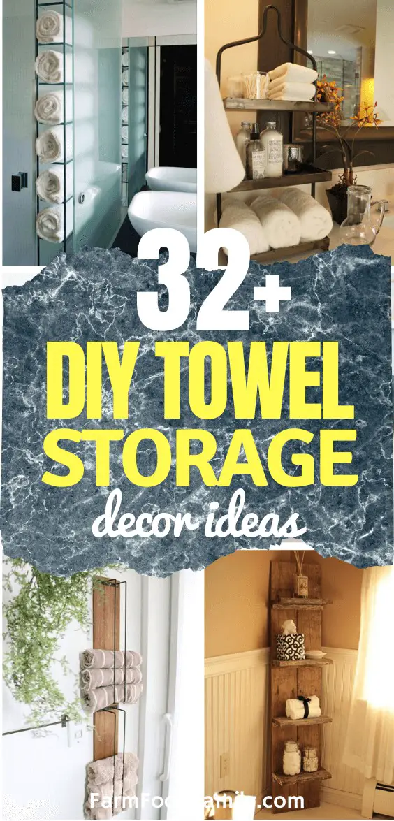 32+ Best Towel Storage Ideas & Projects