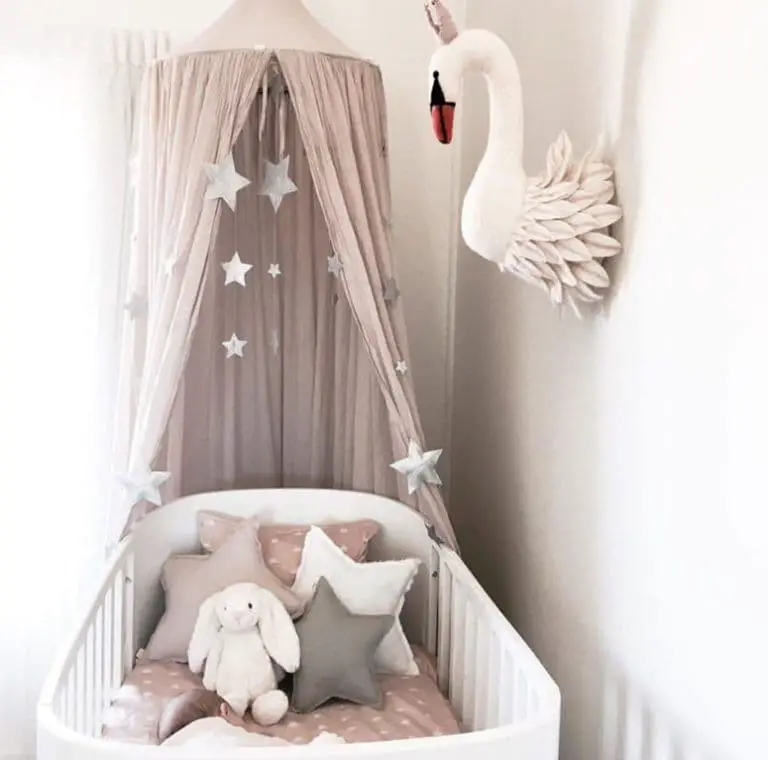 Baby Girl Room Decor with Swan