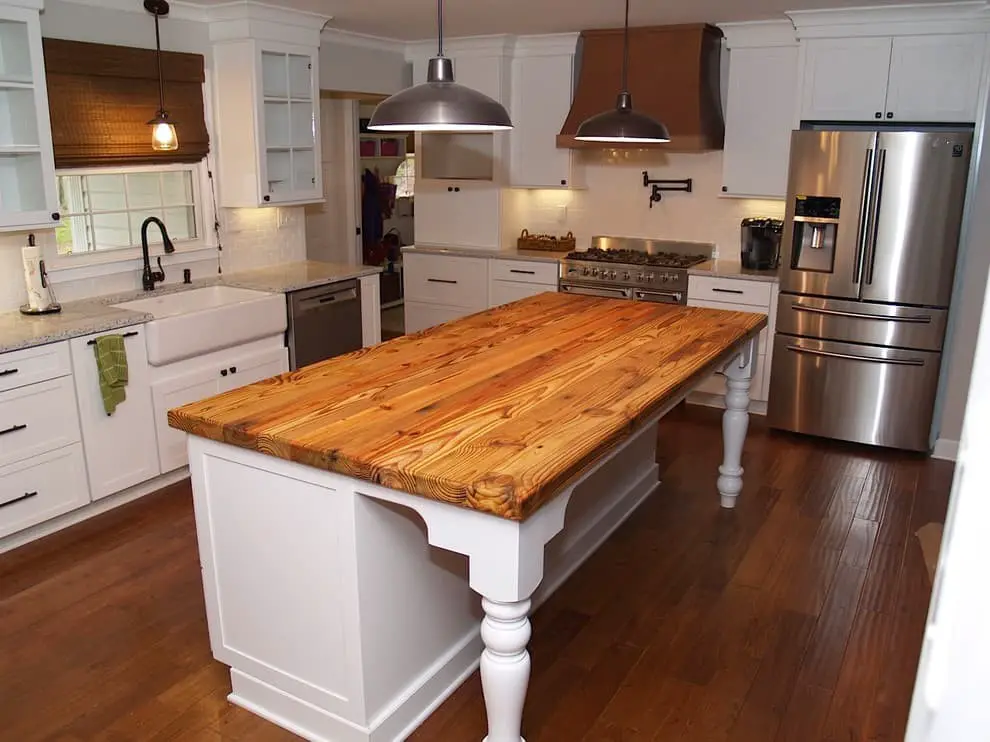 Reclaimed Wood Countertops.