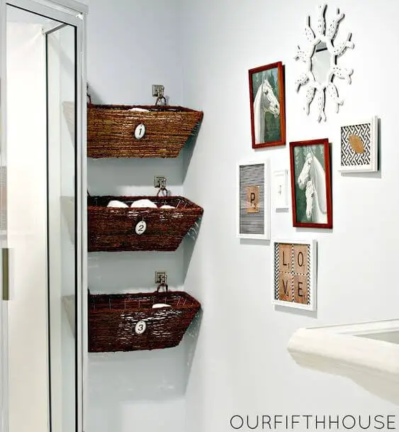 Basket shelves