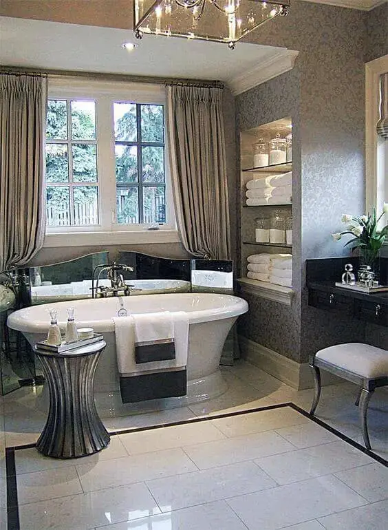 Glamorous Grey Bathtub