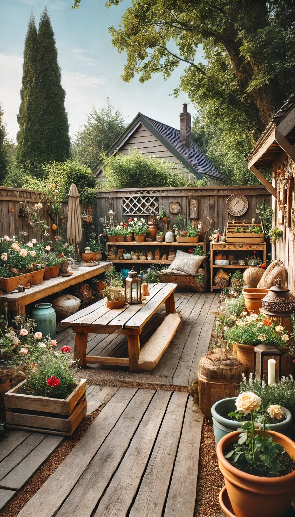 Rustic Farmhouse Garden