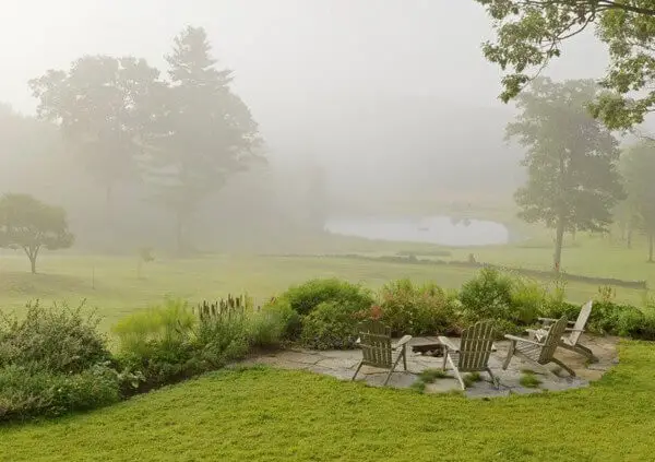 Put a Fire Pit at the Far End Of Your Backyard