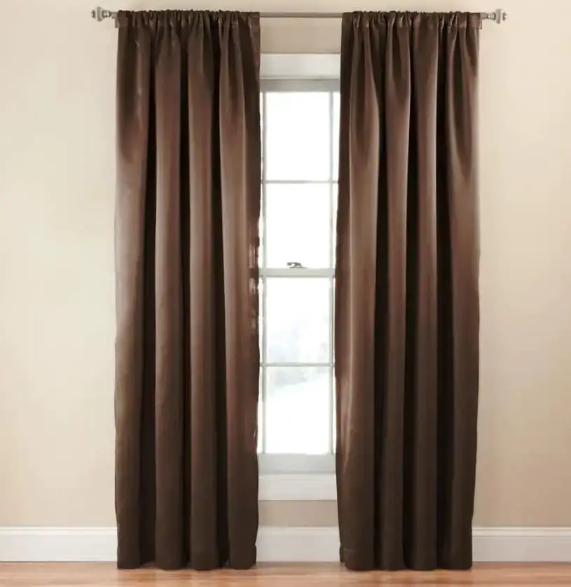 Brown Curtains