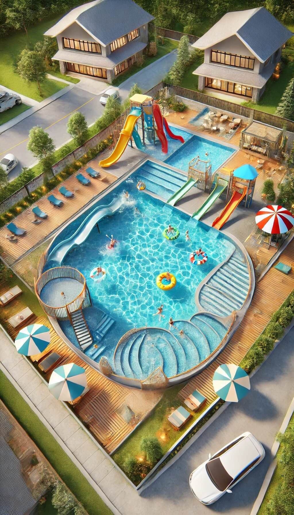 Family-Friendly Semi Inground Pool