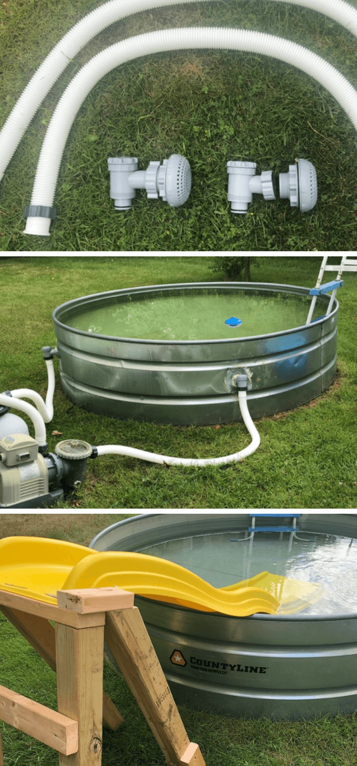 How to make stock tank pool